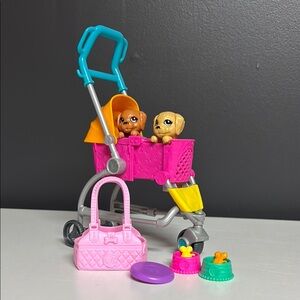 Barbie Pet Stroller Playset